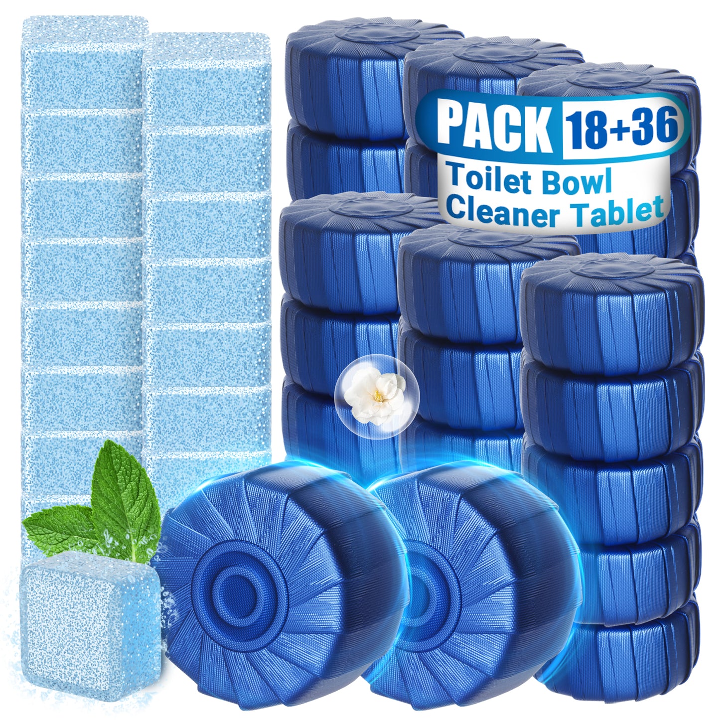 Toilet Bowl Cleaners, 36 Pack Toilet Cleaner Tablets