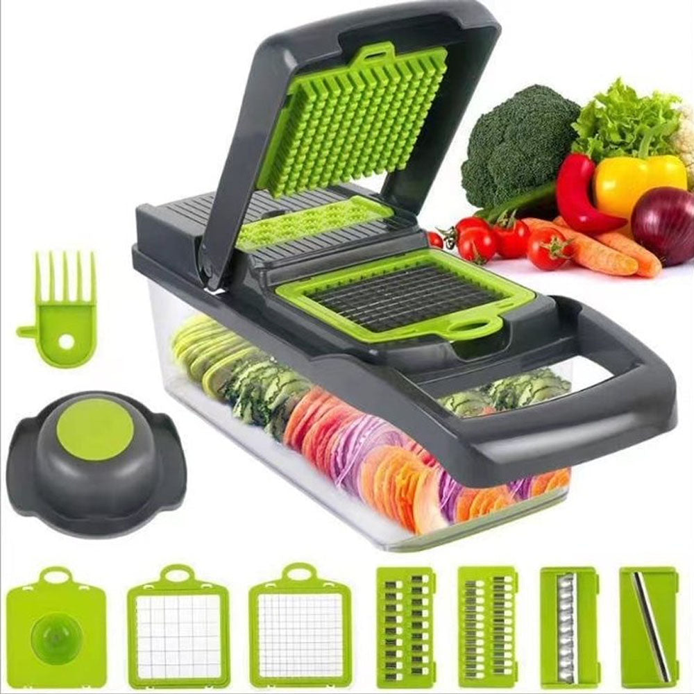 Vegetable Chopper Mandoline Slicer,Veggie Chopper, Multifunctional 10 in 1 Food Choppers